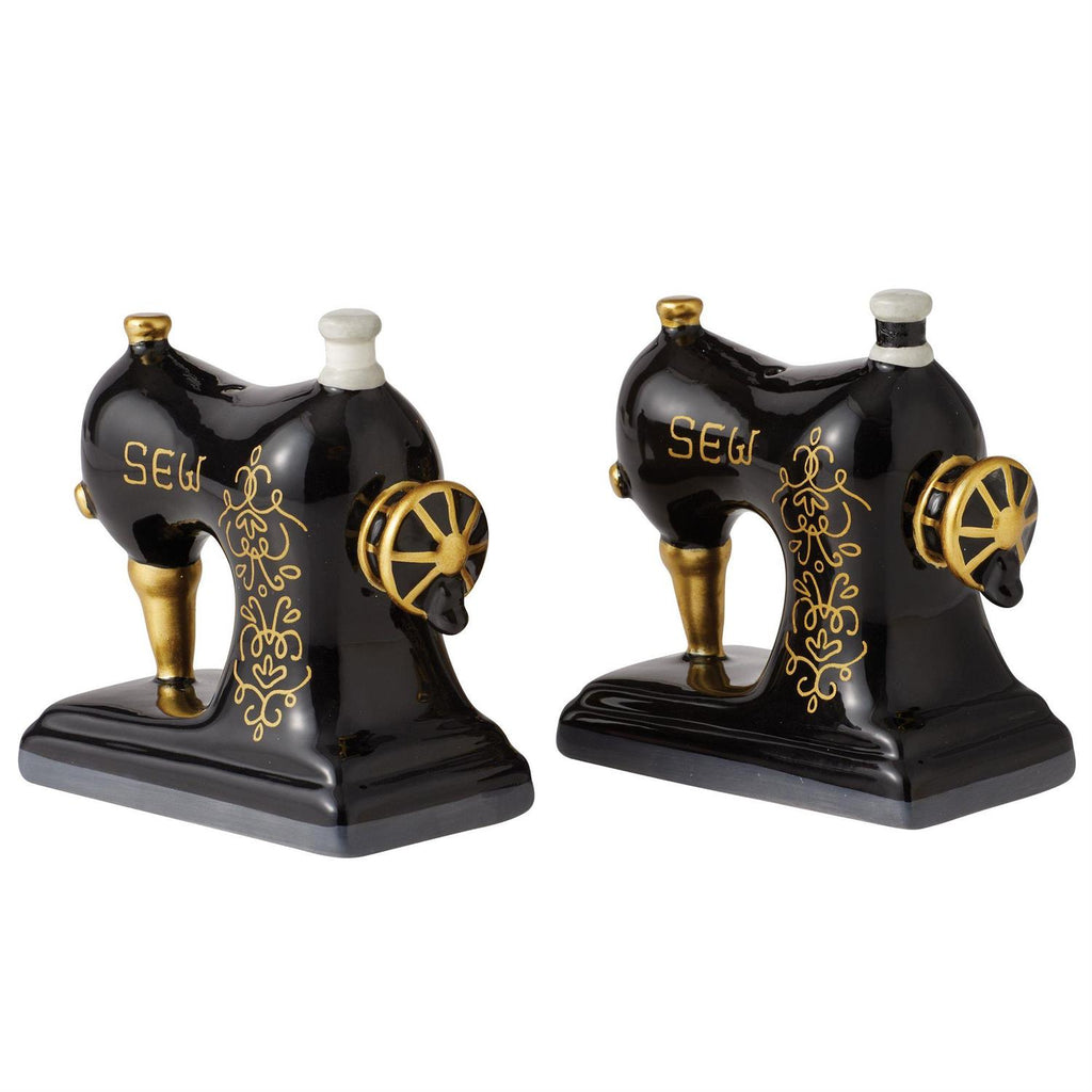 Vintage Sewing Machine "Sew" Salt and Pepper Set