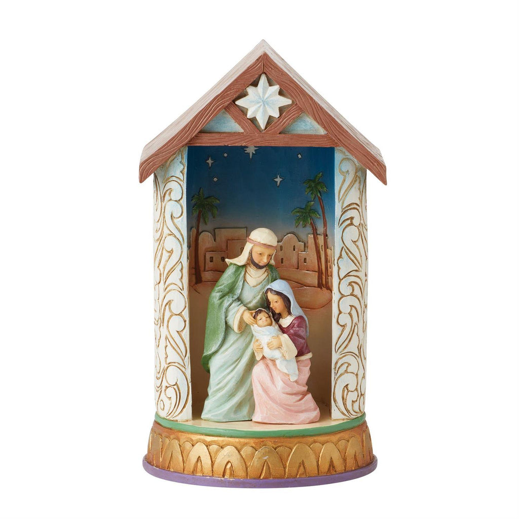 Hallelujah Jim Shore Holy Family Lit Diorama