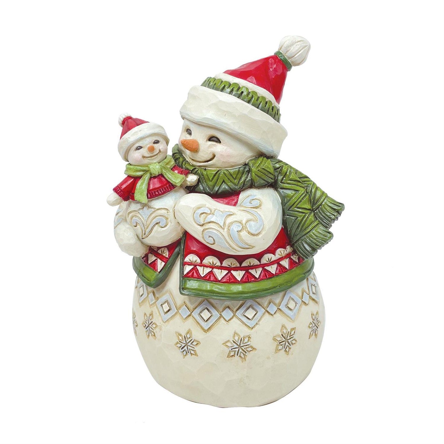 Holiday Hugs Pint Sized Jim Shore Snowman Figurine