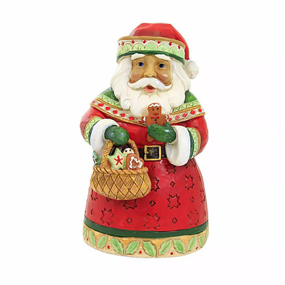 Christmas Cookies and Holiday Hearts Pint Sized Jim Shore Santa Figurine