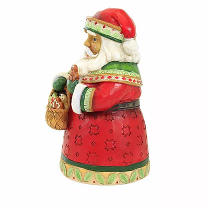 Christmas Cookies and Holiday Hearts Pint Sized Jim Shore Santa Figurine