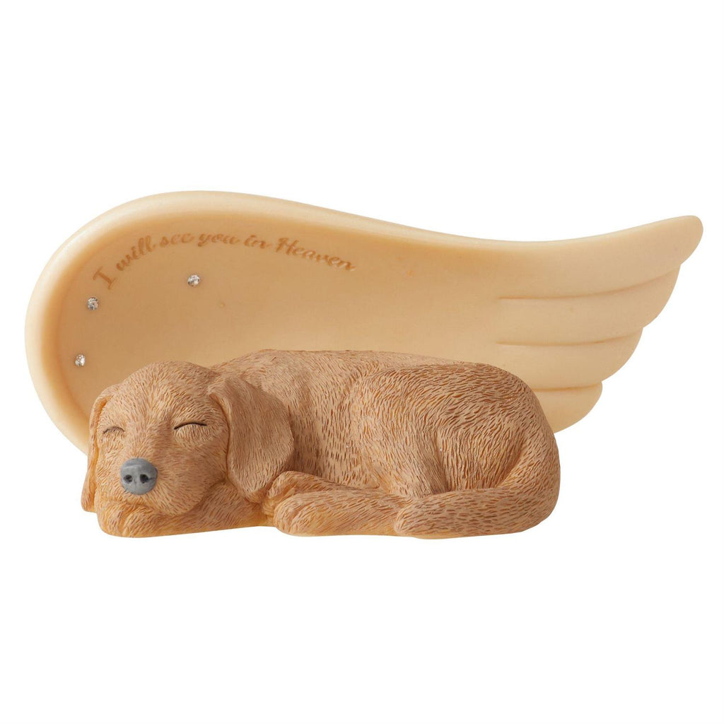 Foundations Dog Angel Figurine
