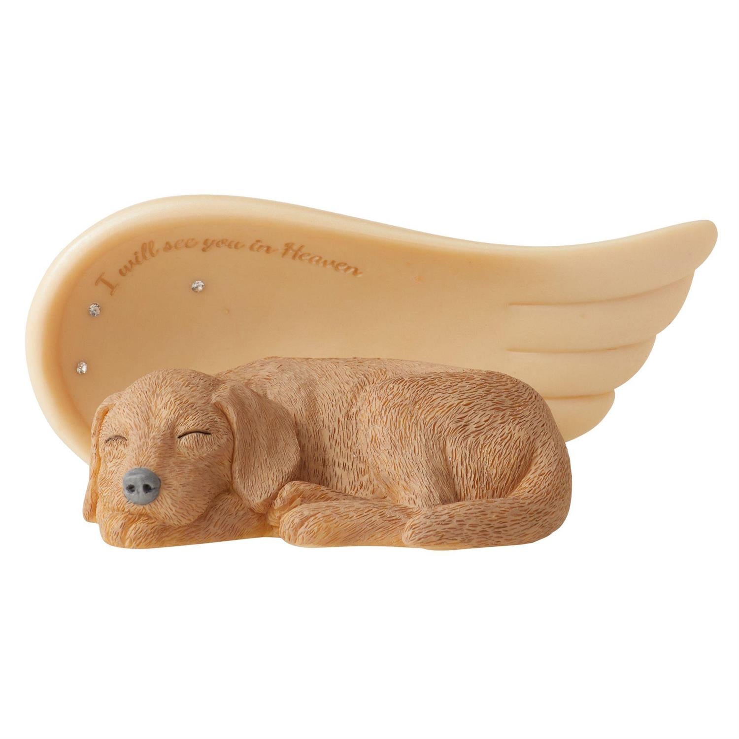 Foundations Dog Angel Figurine