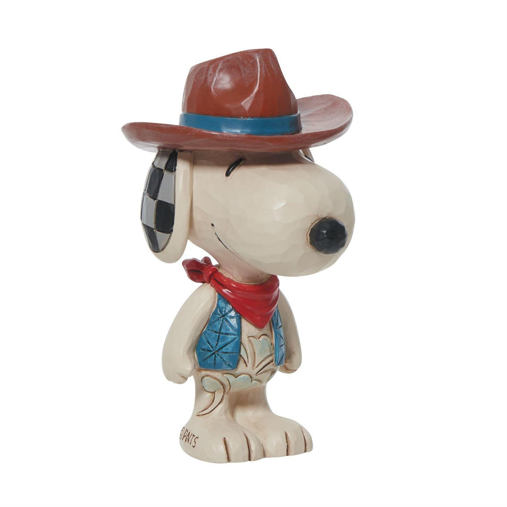 Cowboy Snoopy Mini Jim Shore Figurine