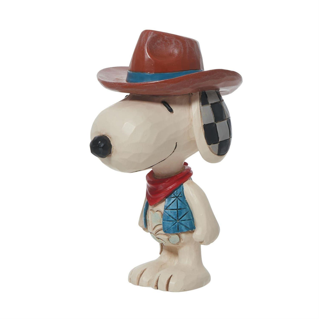 Cowboy Snoopy Mini Jim Shore Figurine