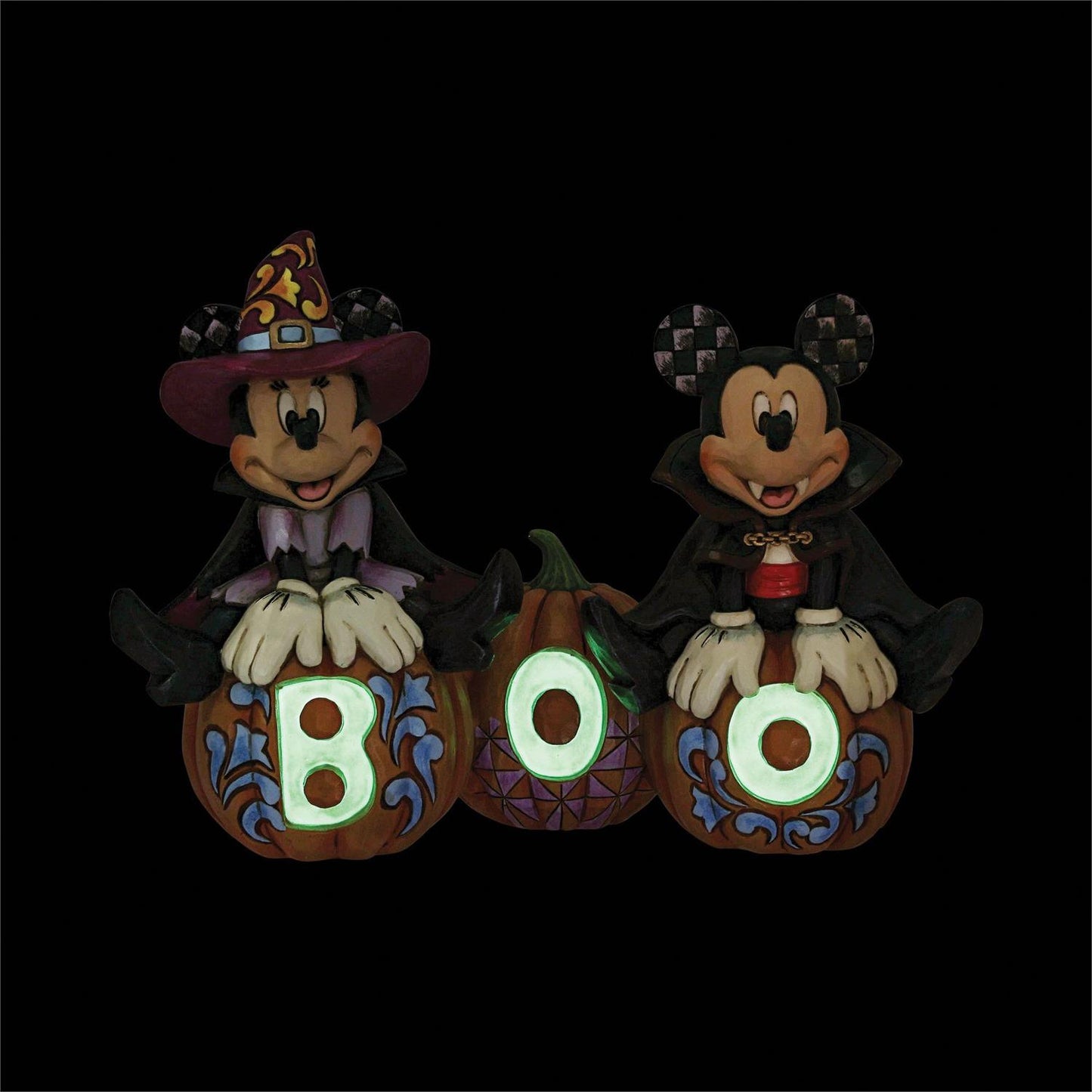 Jim Shore Disney Mickey and Minnie Halloween