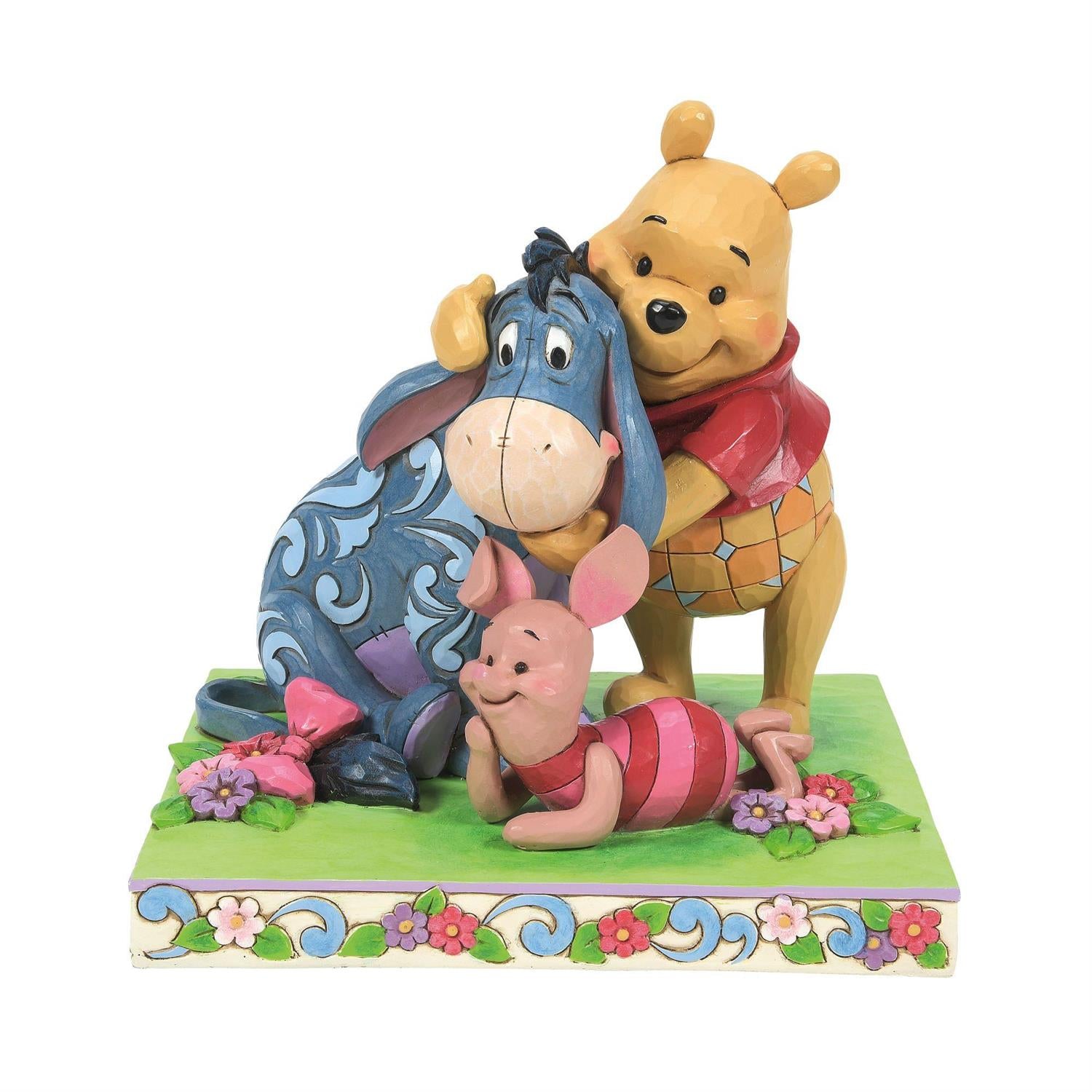 Jim Shore Winnie the Pooh Here Together, Friends Forever Figurine