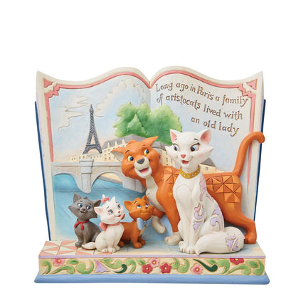 Long Ago in Paris Aristocats Storybook Jim Shore Figurine