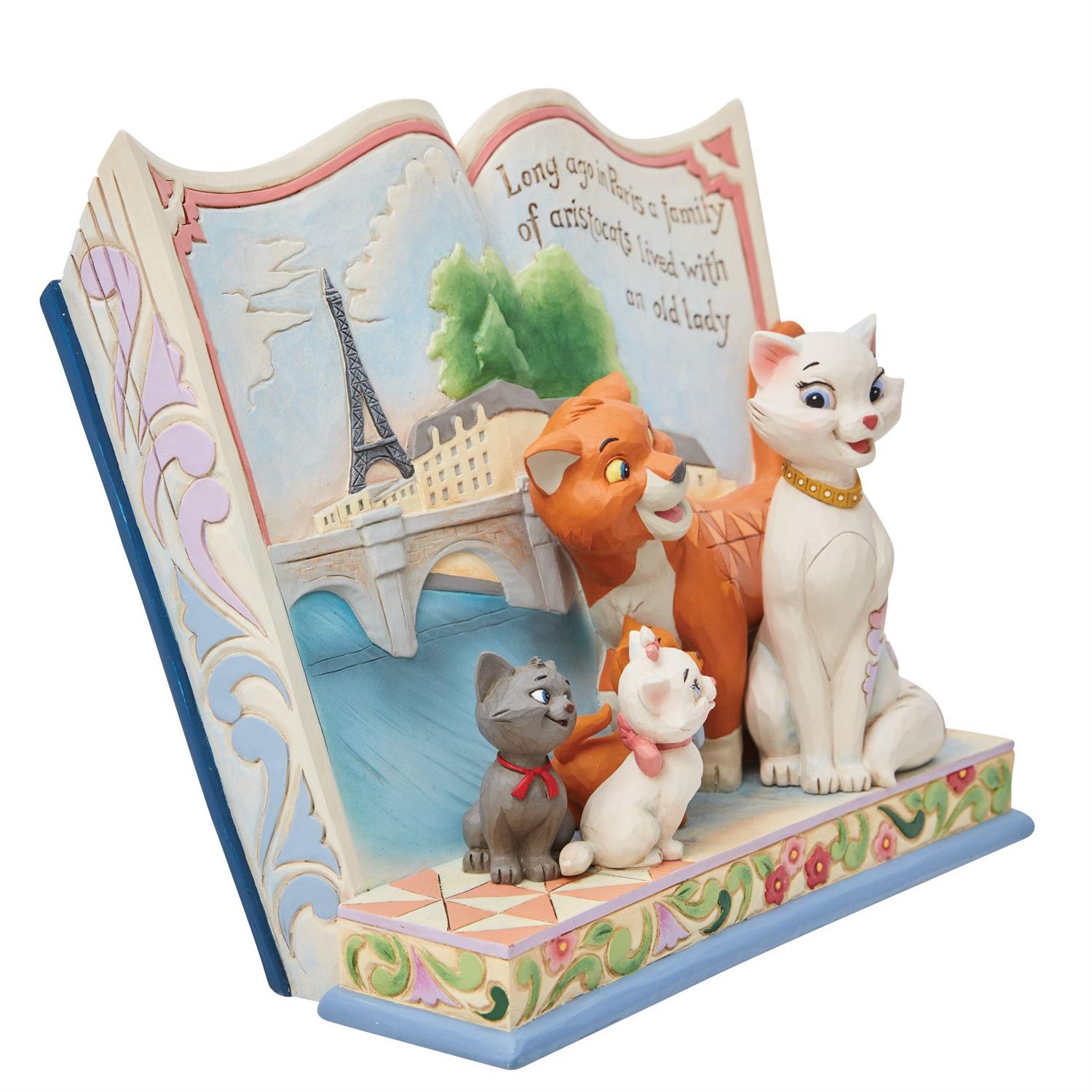 Long Ago in Paris Aristocats Storybook Jim Shore Figurine
