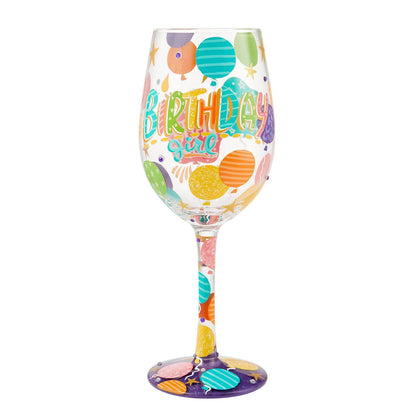 Birthday Girl Lolita Wine Glass