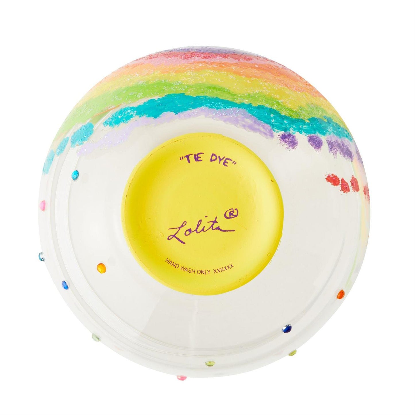 Tie Dye Lolita Stemless Wine Glass