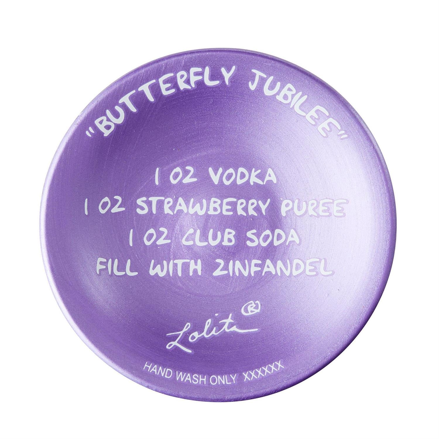 Butterfly Jubilee Lolita Wine Glass