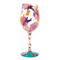 Funky Florals Lolita Wine Glass