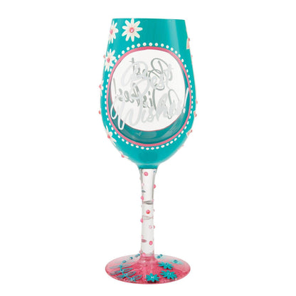 Best Wishes Lolita Wine Glass