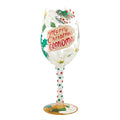 Merry Christmas Grandma Lolita Wine Glass