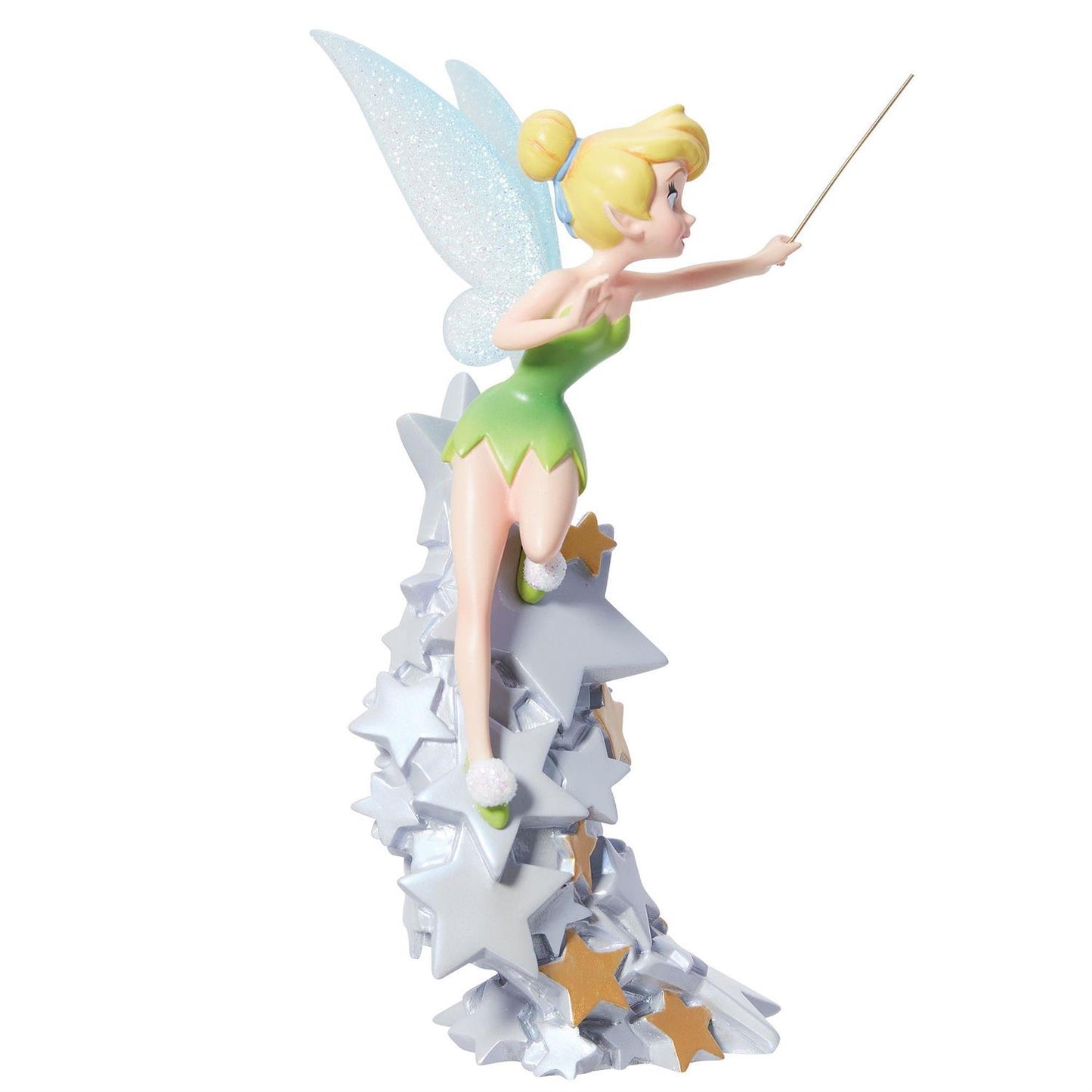 D100 Platinum Tinkerbell w/Iconic Pixie Dust Figurine