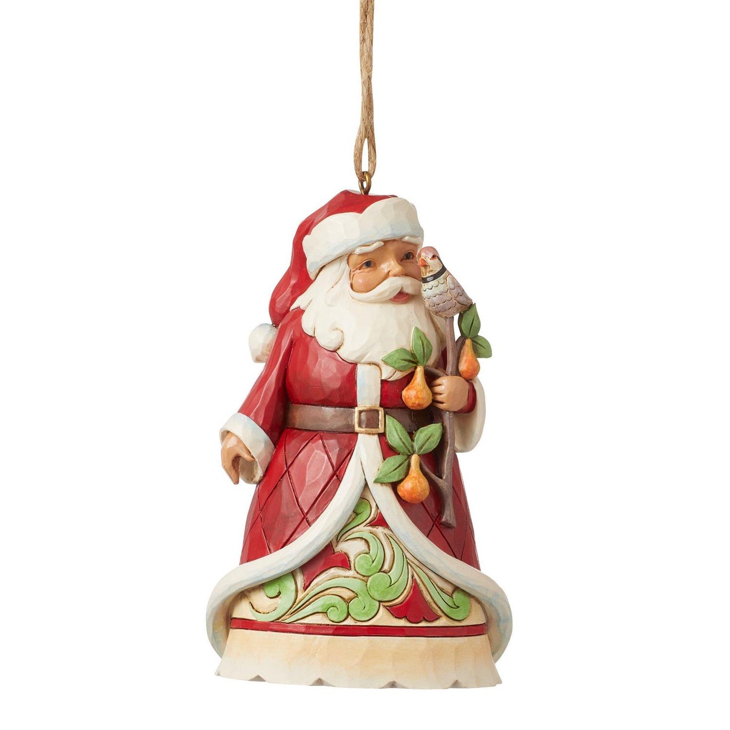 Santa Ornament Partridge in a Pear Tree 20th Event Jim Shore