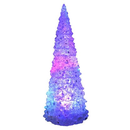 Sparkle Color Changing Lit Iridescent Acrylic Tree