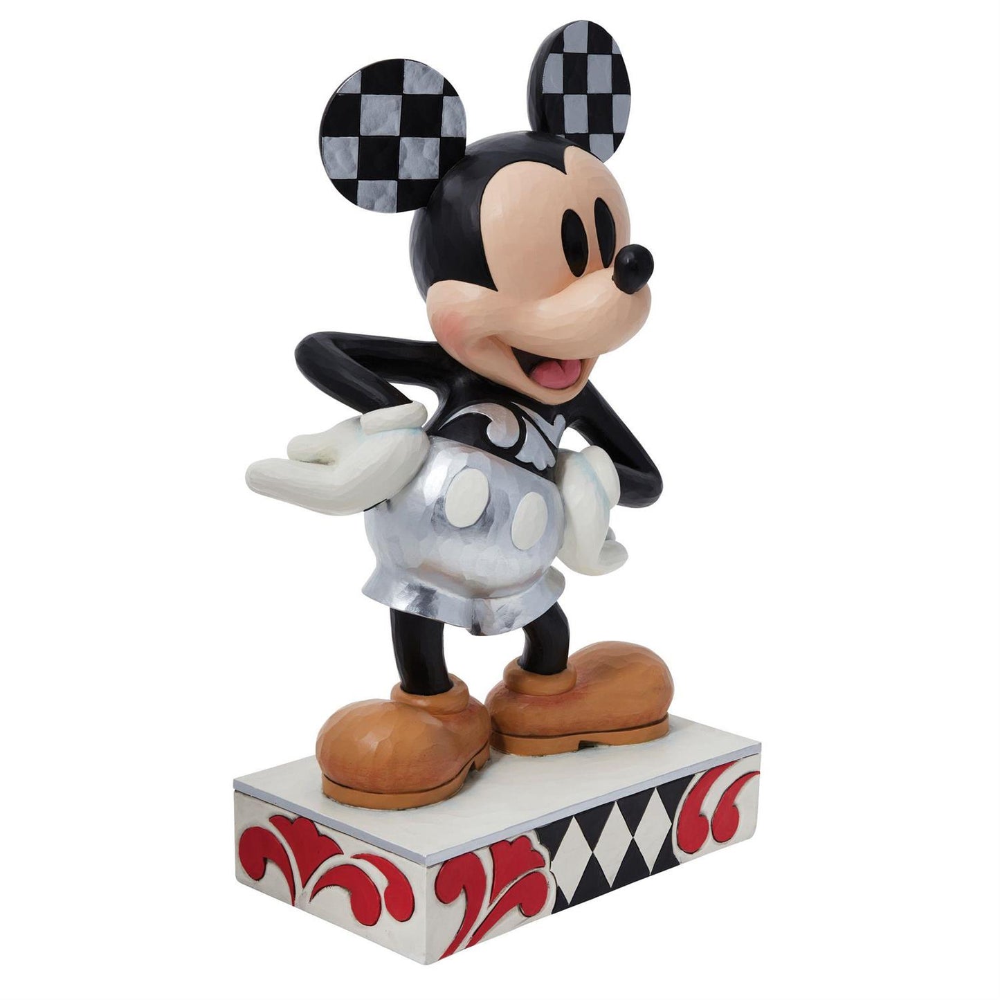 D100 Jim Shore Disney Traditions Large Mickey Statue 17.75" Tall