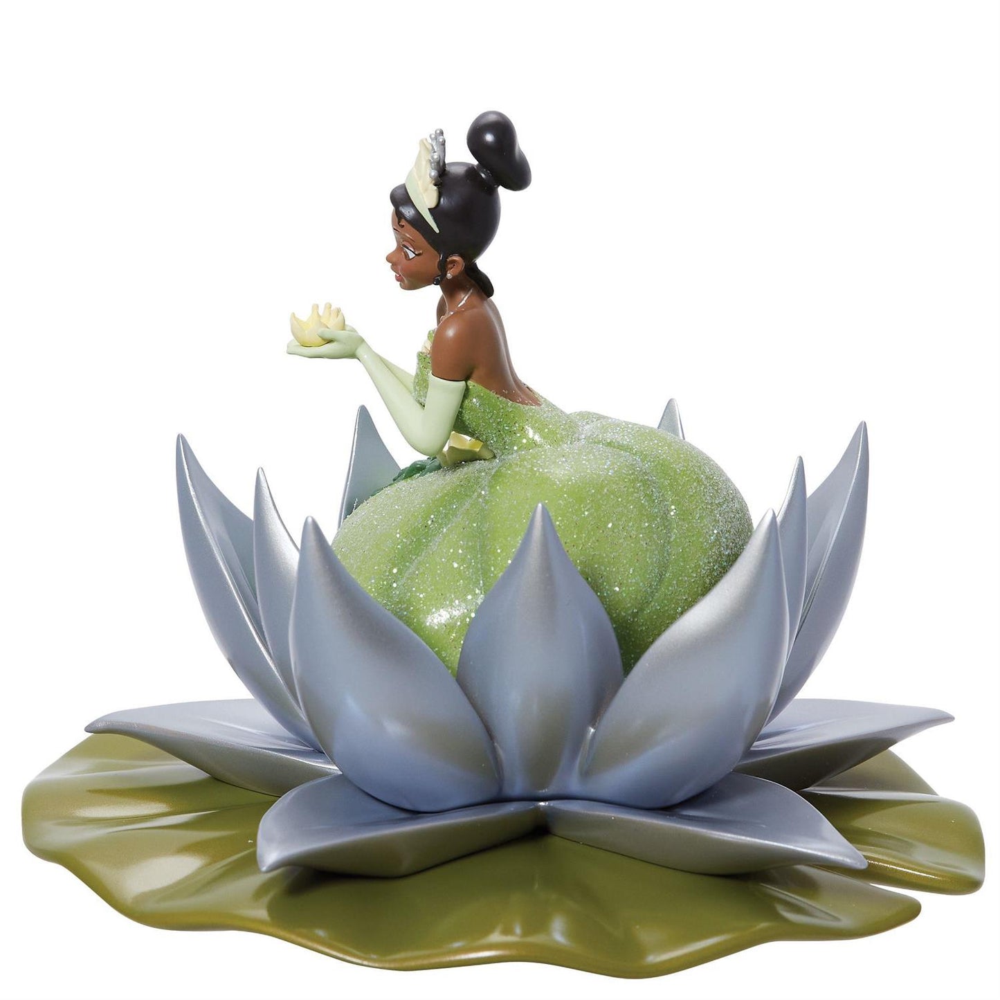 D100 Tiana w/Iconic Lily Pad Figurine