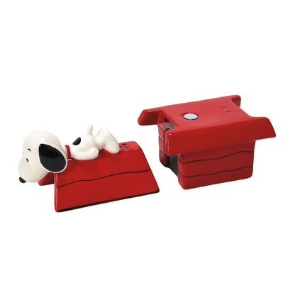 Snoopy and Red Dog House Salt and Pepper Set