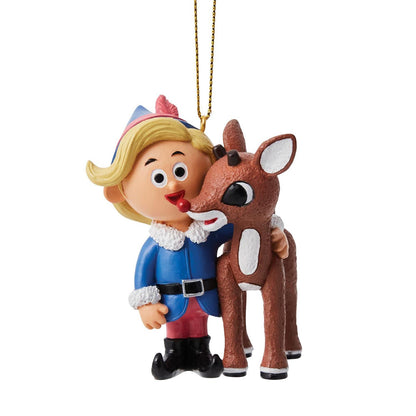 Best Pals Rudolph and Hermey Ornament