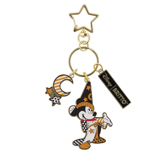 Midas Sorcerer Mickey Mouse Metal Keychain