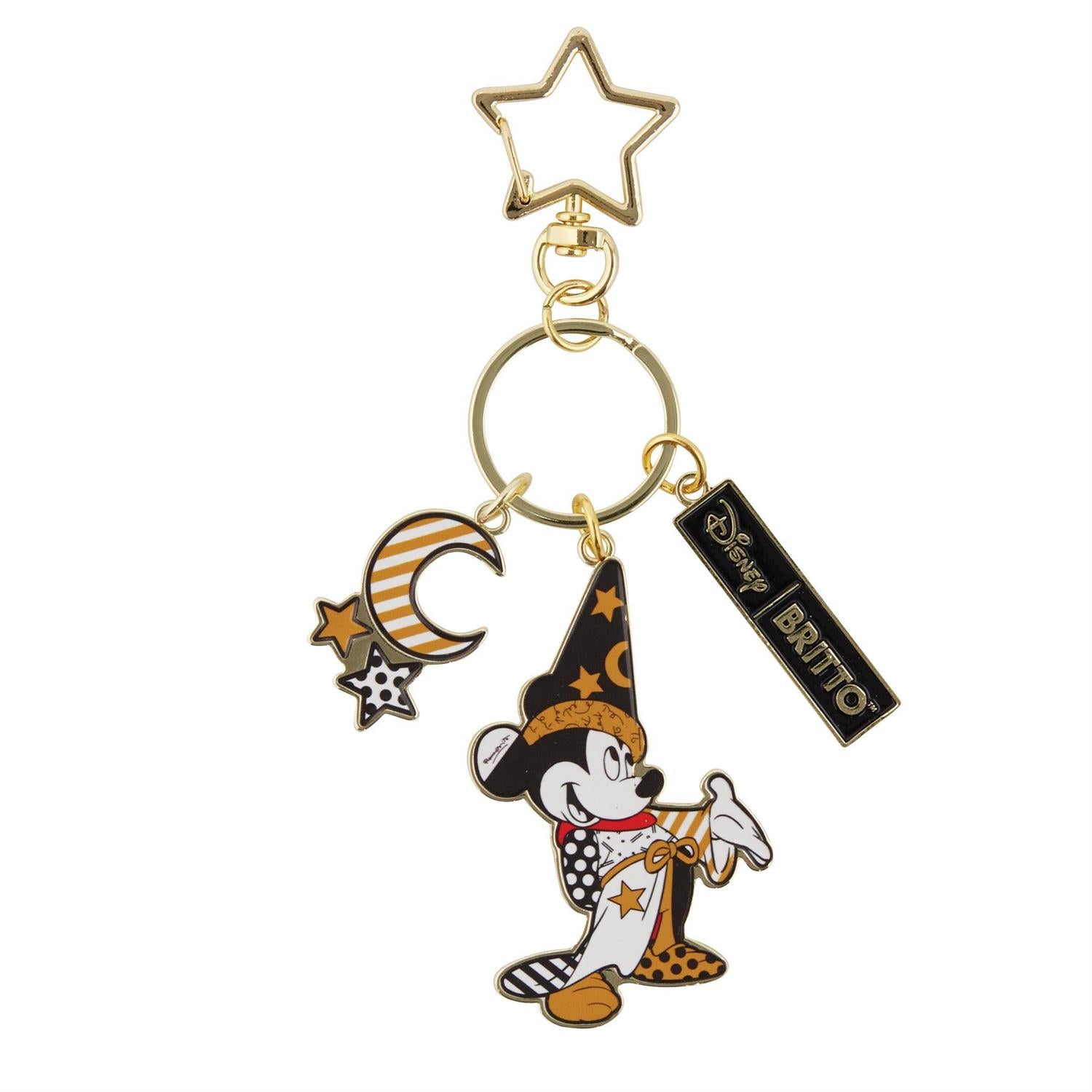 Midas Sorcerer Mickey Mouse Metal Keychain