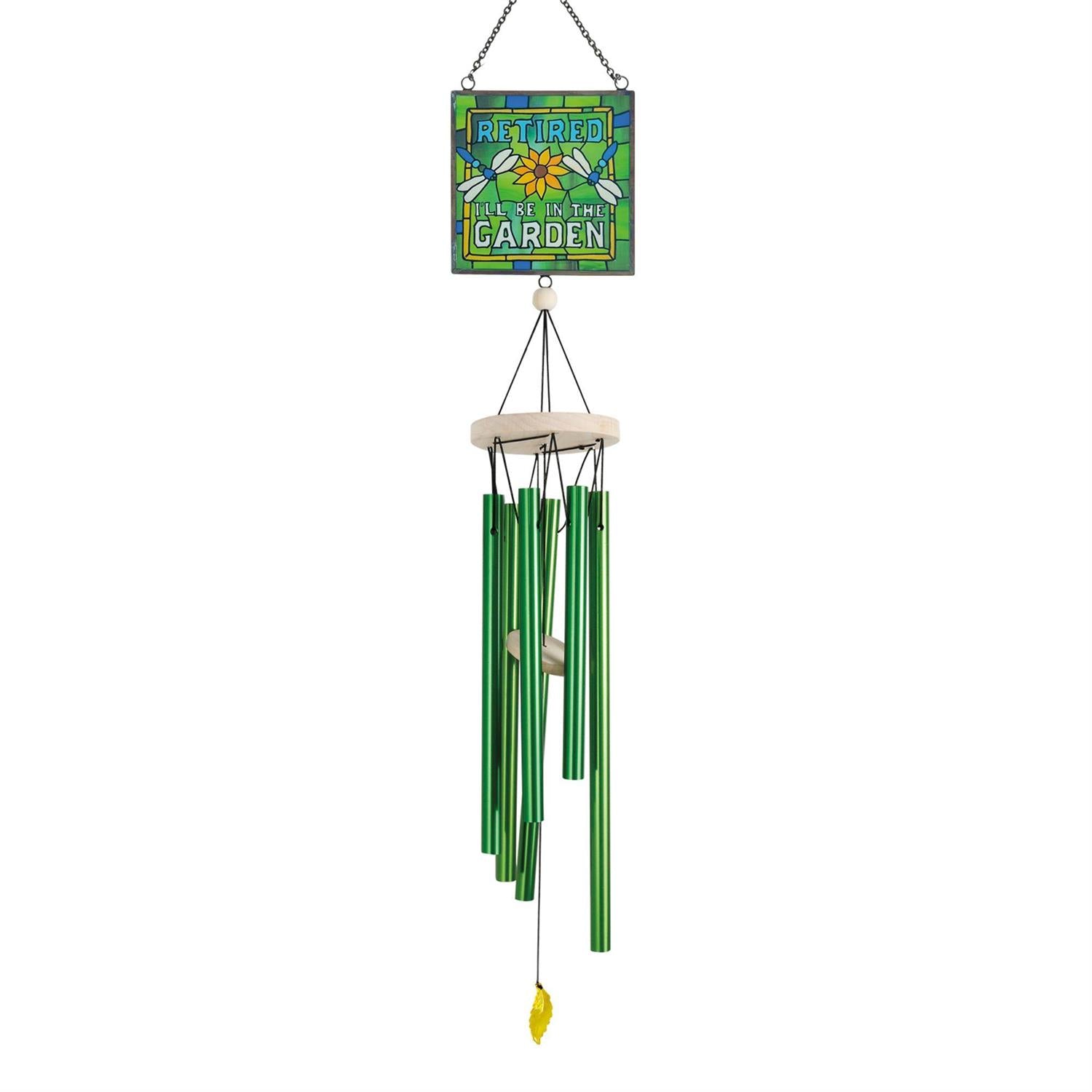 Retired I'll Be in the Garden Windchime