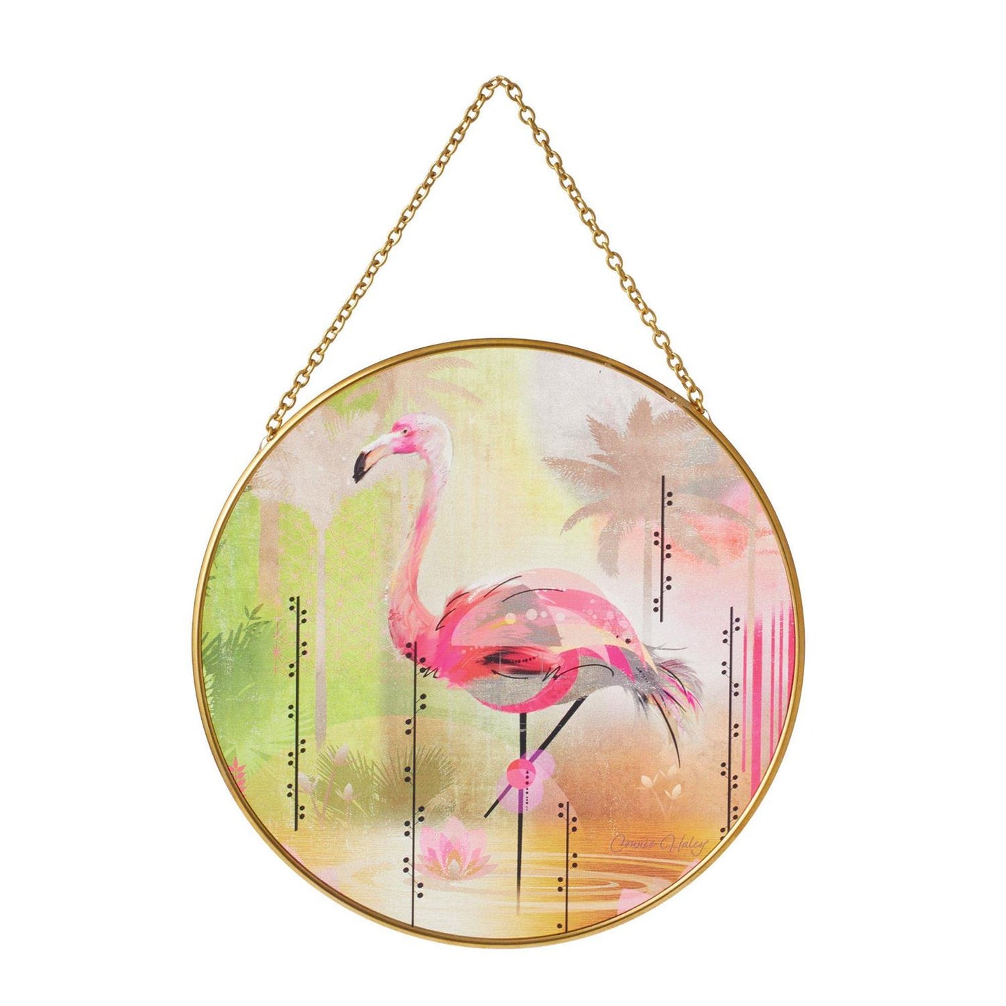 Pink Flamingo Suncatcher