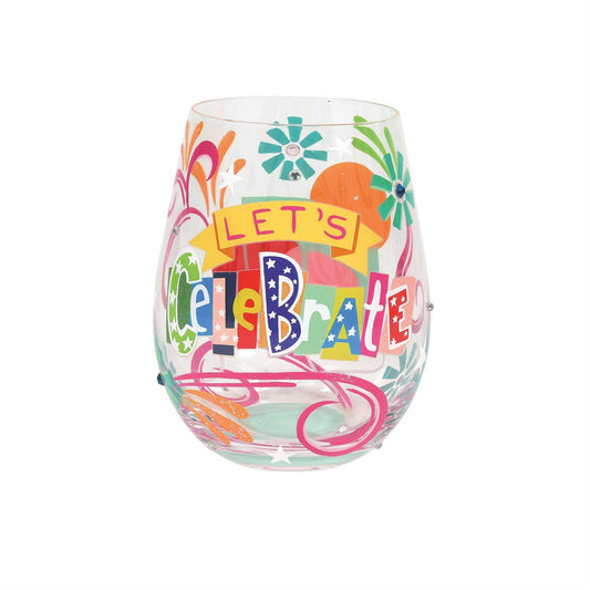 Let's Celebrate Lolita Stemless Wine Glass