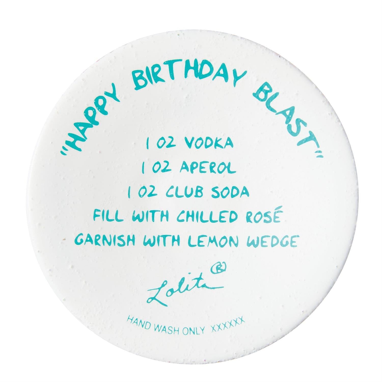 Happy Birthday Blast Lolita Wine Glass