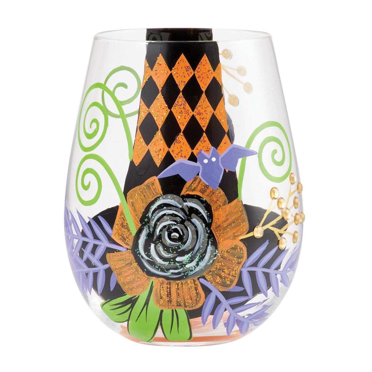 My Fancy Witch Hat Lolita Stemless Wine Glass