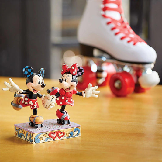 A Sweet Skate Jim Shore Mickey/Minnie Figurine