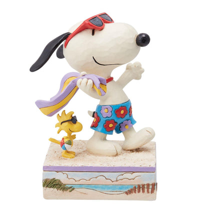 Beach Buddies Jim Shore Snoopy Figurine