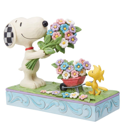 Fresh Picked Blooms Jim Shore Snoopy Figurine