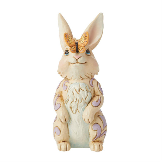 Mini Bunny with Butterfly Jim Shore Figurine