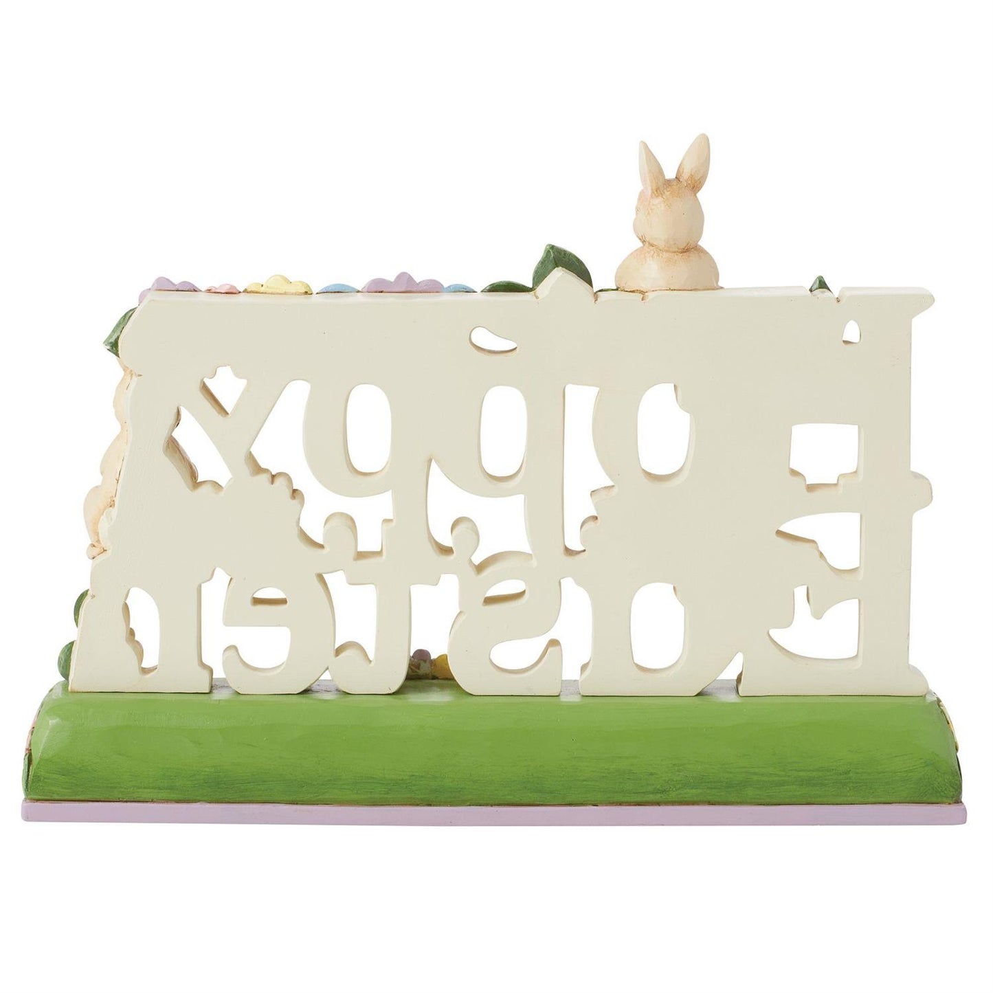 Hoppy Easter Jim Shore Sign Figurine