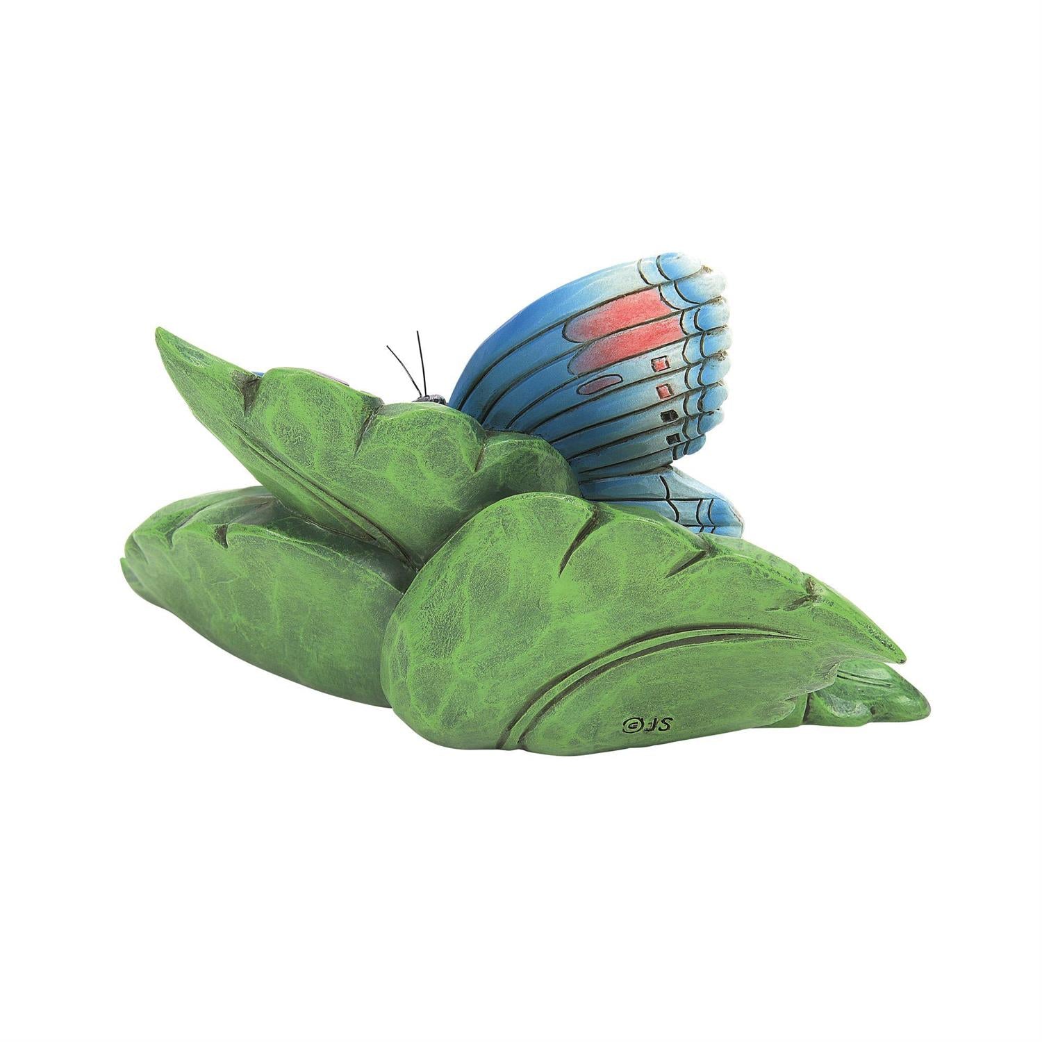 Red Spotted Jim Shore Butterfly Figurine