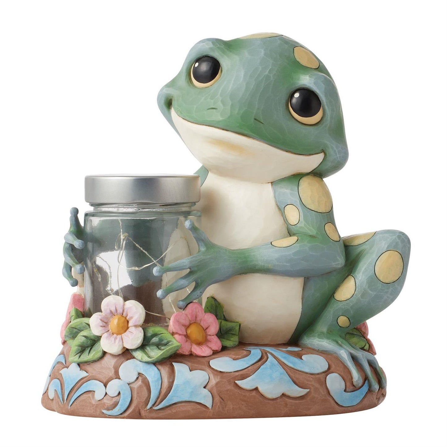 Ready, Set, Glow Jim Shore Frog Figurine