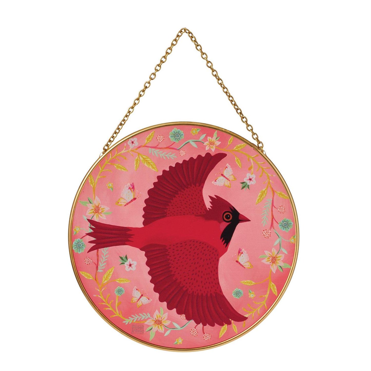 Cardinal's Song Suncatcher