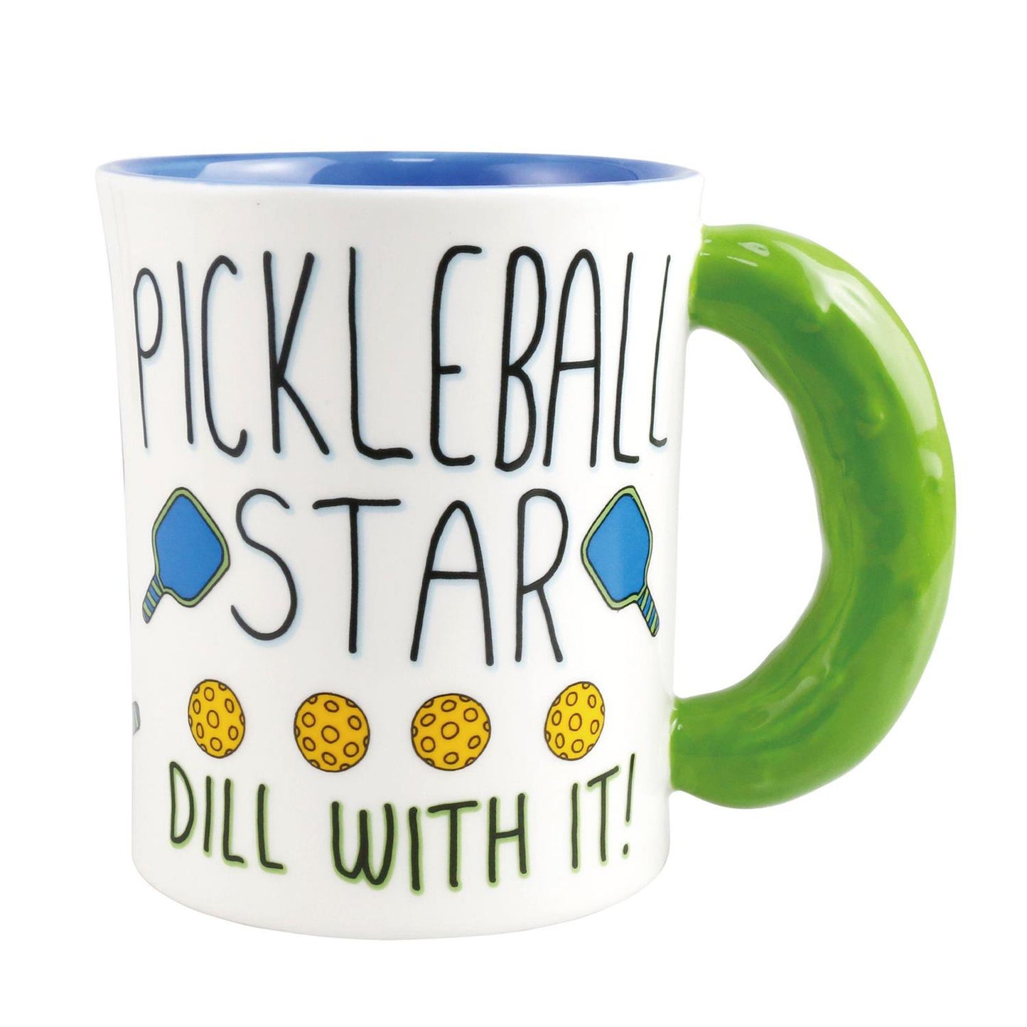 Pickleball Star Dill With It Mug