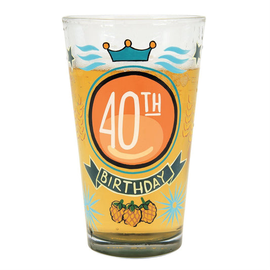 Lolita Beer Pilsner Pint Glass 40th Birthday