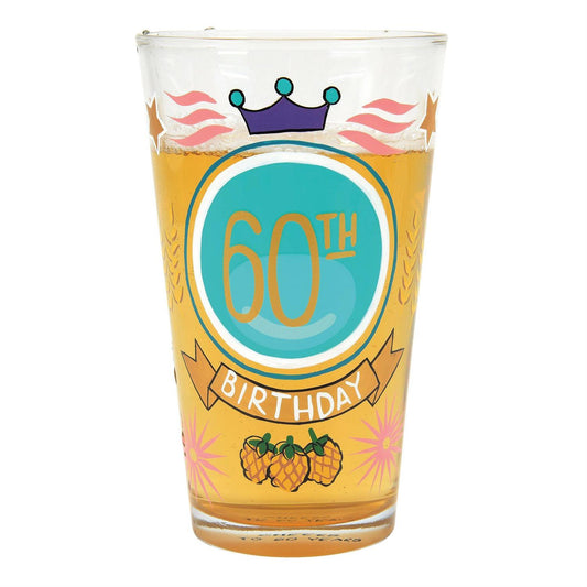 Lolita Beer Pilsner Pint Glass 60th Birthday