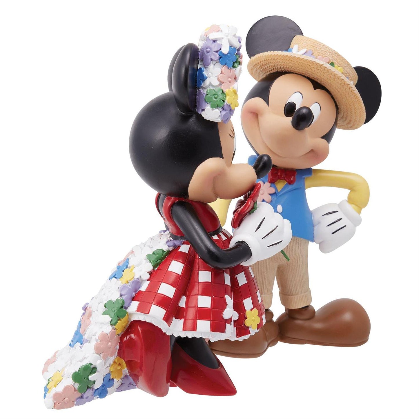 Botanical Mickey and Minnie Figurine