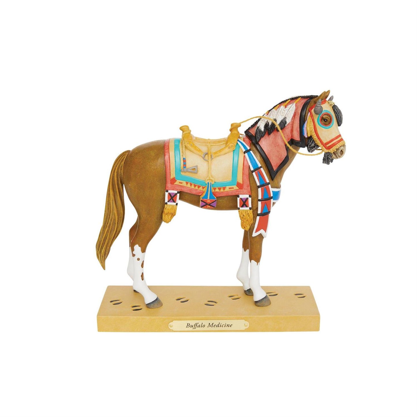 Buffalo Medicine Painted Ponies Figurine