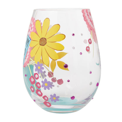 Best Mom Ever Lolita Stemless Wine Glass