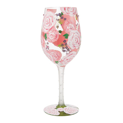 Pretty as a Peony Lolita Wine Glass