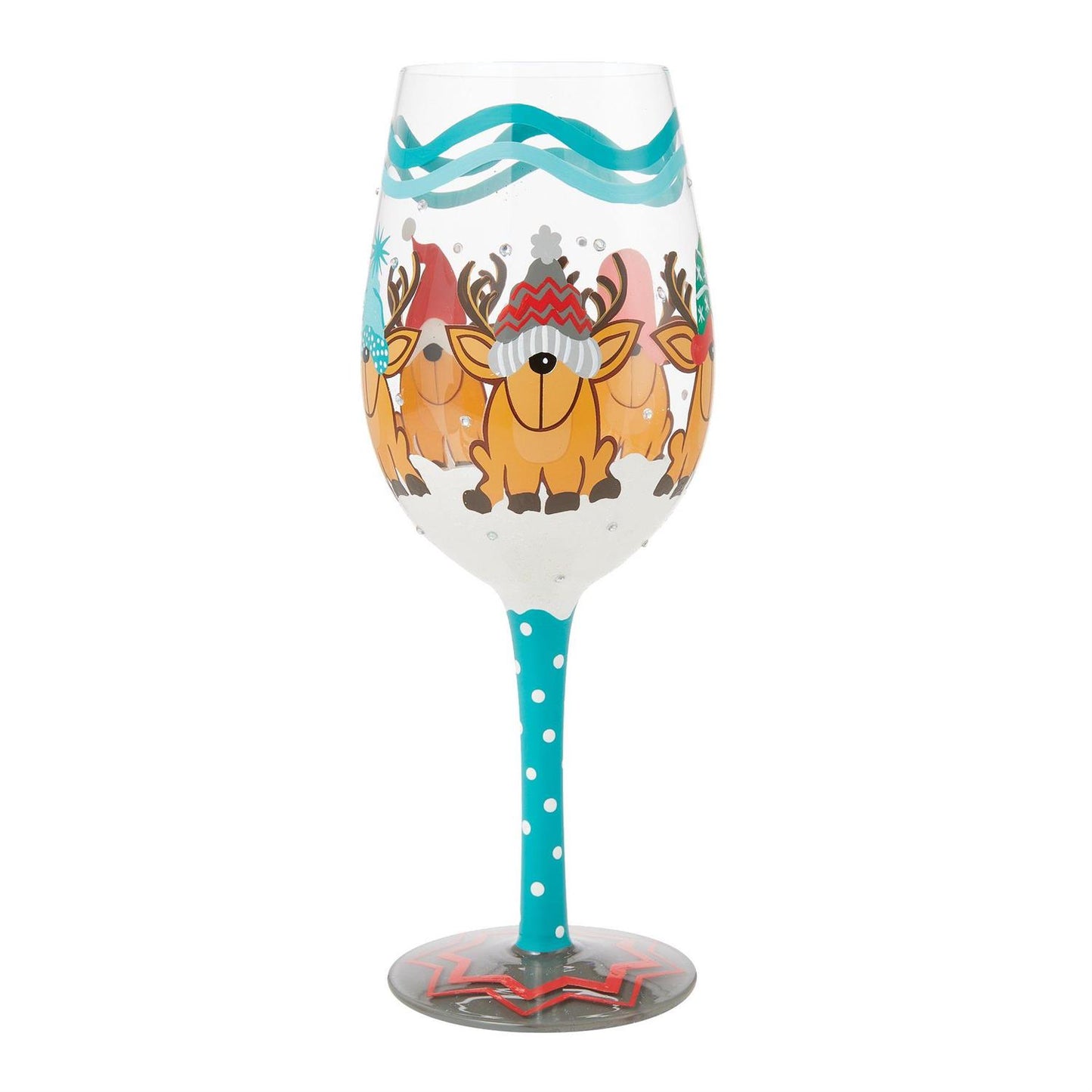 Reindeer Games Lolita Wine Glass