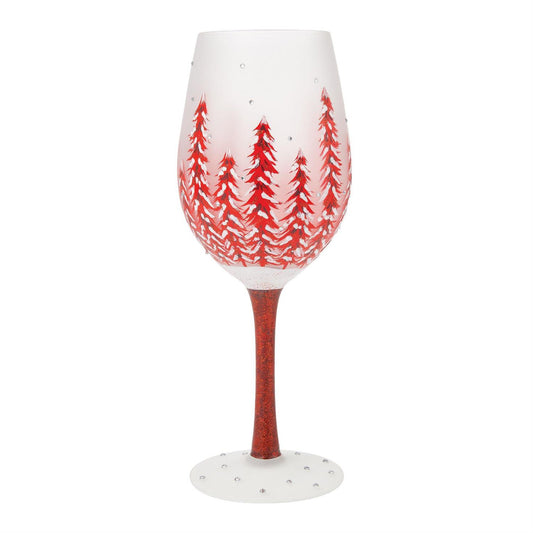 Christmas in Rouge Lolita Wine Glass